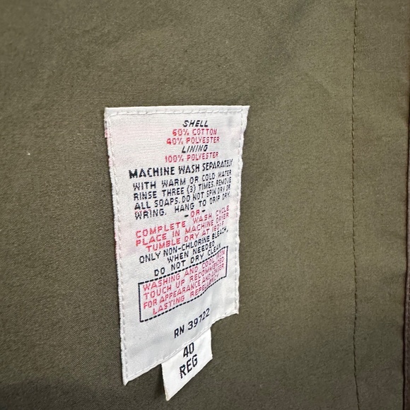 Vintage London Fog Army Green Trench Coat - Picture 6 of 8